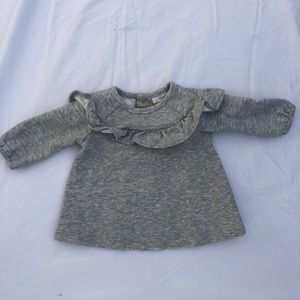 NWOT Miniclasix Heathered Gray Top - 3 Months